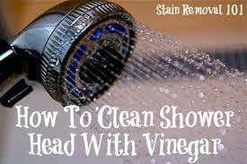 Also, for stubborn deposits or stains, use an old toothbrush to scrub them gently. How To Clean Shower Head With Vinegar