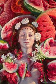 Fruits And Bodies Paintings By Alonsa Guevara Body Painting Painting Body Art Painting
