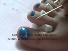 ¿quieres practicar diseños de uñas o nail art, pero tienes las uñas muy cortas? Primer Diseno De Unas Para Pies By Estrellitaturistica Nailart