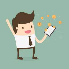 Free Vector | Earning money in internet design