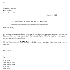 Sample confirmation letter of closed bank account is also available for download. How To Write A Letter To A Bank Manager To Change My Phone Number Quora