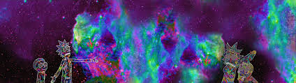 Rick And Morty Trippy Dual Screen By Shiro 420 On Deviantart
