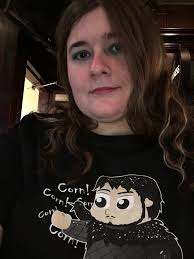 Looking for man with raven shirt at festival?