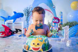 Smash The Cake Smash The Cake Baby Shark Henrique 11 Meses Tucuruvi Sao Paulo
