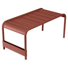 Luxembourg Low Table Bench Metal Coffee Table Fermob Low Tables Aluminum Coffee Table