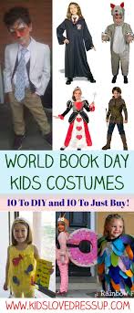 World Book Day Kids Costumes 10 To Diy 10 To Just Buy Book Character Costumes Boys Book Character Costumes Kids Book Character Costumes