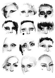 Born This Way Era Eye Makeup Speedpaints Each Amen Fashion Lady Gaga Makeup Lady Gaga Tattoo Lady Gaga Concert