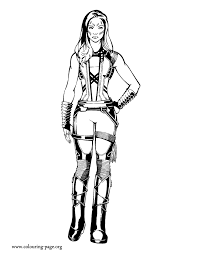 Gamora Is A Superheroine In The Marvel Movie Guardians Of The Galaxy Girl Power Avengers Coloring Avengers Coloring Pages Superhero Coloring Pages