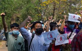 5, 2021 in yangon, myanmar. Aubzrguhzgfzxm