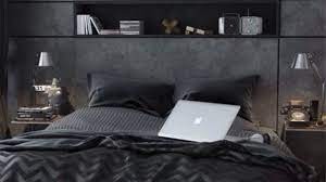 Warna hitam biasa digunakan untuk suasana formal. 5 Desain Kamar Tidur Pria Minimalis Yang Maskulin