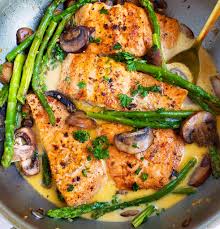 Feb 03, 2019 · serve mushroom ravioli with grilled chicken, salmon and asparagus, or baked trout. Creamy One Pot Garlicky Salmon Asparagus Beautiful Eats Things