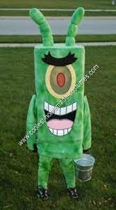 Coolest Homemade Spongebob And Plankton Couple Costume Spongebob Halloween Costume Spongebob And Patrick Costumes Spongebob Costume Diy