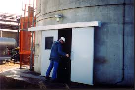 Commercial fixed sidelite automatic sliding door. Bi Part Sliding Door Ps Access Solutions