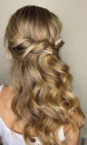 Half up half down wedding hairstyles for long hair | deer pearl flowers. Half Up Hairstyles That Are Pretty For 2021 Pretty Relaxed Half Up Half Down In 2021 Half Up Hair Hair Styles Half Up Wedding Hair
