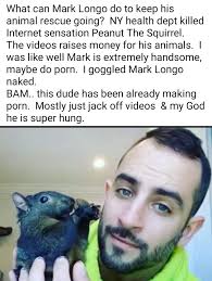 Jeffrey Truther its Always 33 on X: @ClownWorld_ Guess what Mark Longo  makes Porn! Im like WTF? I watch peanut the Squirrel for yrs . I didnt  know his Dad does Onlyfans?