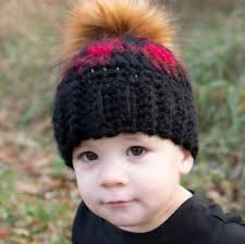 Macey Beanie, Winter Hat, Winter Beanie, Beanies for Family, Faux Fur Pom  Pom Hat, Beanies for Family, Women's Hat, Men's Hat, Child's Hat