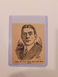 John Grim 1902 Columbus Senators Baseball Laminated Panel