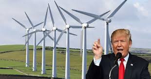 To make (one's or its way) in a bending or curving course: Trump Says Windmills Cause Cancer Leading To These Epic Memes Social News Daily