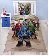 Lego Ninjago Kinder Bettwasche Flanell Biber 2 Tlg 80x80 135x200 Cm 100 Baumwolle Deutsche Standard Grosse Ama Bettwasche Kinder Lego Ninjago Kinder