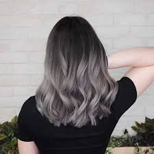 50 Shades Of Grey Hair Colours By Singaporean Hairstylists Grey Ombre Hair Grey Hair Color Hair Painting