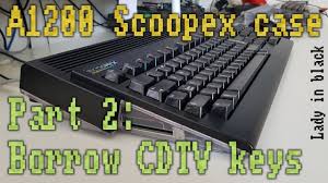 Keyboard sense is simply so the cdtv can detect if a keyboard is attached. Amiga 1200 Scoopex Case Part 2 Borrowing Cdtv Keys Youtube