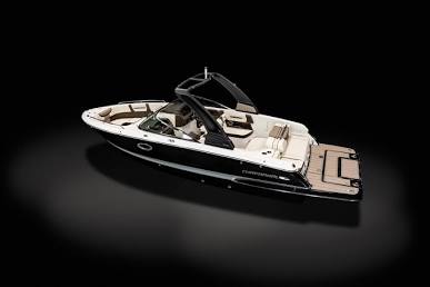 The sleek profile of the Chaparral 267 SSX Black Edition, AI generated