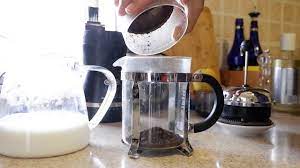 french press ile sutlu filtre kahve demle kahve kahve tarifleri mutfak