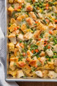Just a creamy cheddar béchamel tossed with noodles, turkey, and veggies, all baked to perfection. Leftover Turkey Casserole Dinner Then Dessert