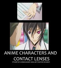 Contact Lenses In Anime Which anime, proportionally, has the biggest eyes? contact lenses in anime