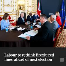 Labour will look again at its Brexit “red lines” that prevent further  integration with the European Union ahead of the next election, the  minister in charge of negotiations with Brussels has said.