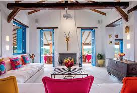 Wanderlust Wednesday Cuixmala The English Room In 2020 Mexican Living Rooms Mexican Home Decor Mexican Interior Design