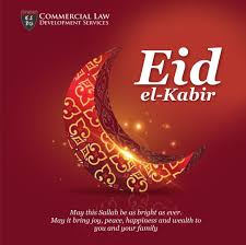 It honours the willingness of abraham to sacrifice his son ishmael as an act of obedience to god. Happy Eid El Kabir Commercial Law Development Services Facebook