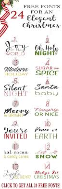 Elegant Holiday Fonts And Pairs Holiday Fonts Christmas Fonts Cricut Fonts