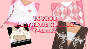Download 15 Free Aesthetic Roblox T Shirt Dellydear Youtube