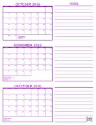 3 Month Calendar October November And December 3 Month Calendar August Calendar Quarterly Calendar