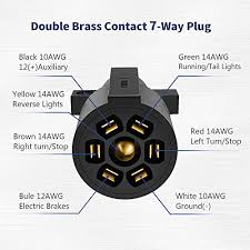 2 way switch wiring diagram. 7 Way Trailer Cord Kohree Heavy Duty 7 Way Trailer Plug Inline Cord Wire Harness Cable Double Prongs Connector 8 Feet For Truck Camper Blade Molded Rv Cable Wire Weatherproof Anti Corrosive Pricepulse