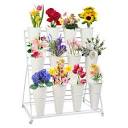Amazon.com: SPTZQURY Flower Display Stand with Buckets, 3 Layers ...
