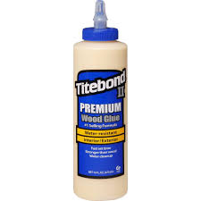 Titebond Ii 16 Oz Premium Wood Glue 5004 The Home Depot Wood Glue Wood Adhesive How To Waterproof Wood