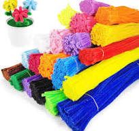 Glitter Silver Glitter Green Chenille Stems Pipe Cleaners Twist Fuzzy Wire  for Flower Making DIY