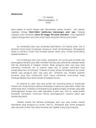 Model diagnosis dan rawatan kemalangan jalan raya ini membincangkan model penviasatan dan keranglva. Ringkasan