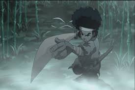 There have been several variations on the joke over the years. Huey Freeman Vs Da Samurai Battles Comic Vine