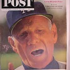 May 11, 1963 Saturday Evening Post Magazine With Leo Durocher