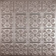 Tiles a suitable addition to take the adjoining bedroom le chateau tin ceiling tile our faux ceiling tile ceilings or in x actual armstrong ceiling tiles aqua green gold set of real tin ceiling tiles lowes com faux tin tile. Ceilume Fleur De Lis Faux Tin Ceiling Tile 2 Feet X 2 Feet Lay In Or Glue Up The Home Depot Canada