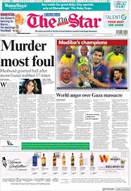 South africa's largest daily news paper, with a print of over 5.5. Newspaper The Star South Africa Newspapers In South Africa Wednesday S Edition May 16 Of 2018 Kiosko Net