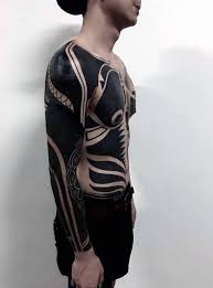 Also, this tattoo is made by one of the famous tattoo artists, oscar akemo. 70 All Black Tattoos For Men Blackout Design Ideas