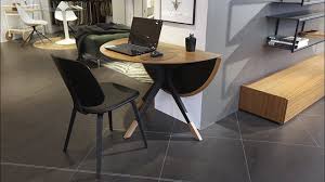 Transformable Convertible Table Convert Billund Dining Table To Space Saving Desk In 2020 Convertible Table Dining Room Small Space Saving Desk