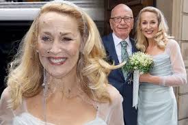 Jerry Hall describes star-studded wedding to Rupert Murdoch as "absolutely  wonderful"