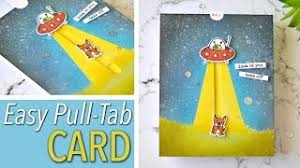 See more ideas about cards handmade, cards, inspirational cards. How To Make An Easy Pull Tab Slider Card Youtube