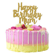Letters stand approx 20cm high. Personalised Happy Birthday Mum Mummy Custom Cake Topper Decoration Mum Mummy Nanny Or Any Name Happy Birthday Cake Topper Decoration 3mm Thick Food Safe Acrylic Cake Topper Amazon Co Uk