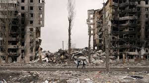 Images show destruction left in Ukraine ...